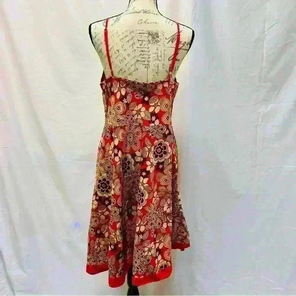 Jackpot Floral Women’s Midi Dress Size Medium - Picture 4 of 11